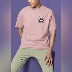 Riot Society Pink Panda Graphic Tee Size XL Streetwear Cute Casual